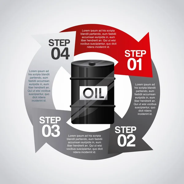 石油价格设计 — 图库矢量图片