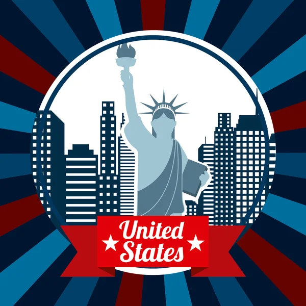 Emblème des États-Unis — Image vectorielle