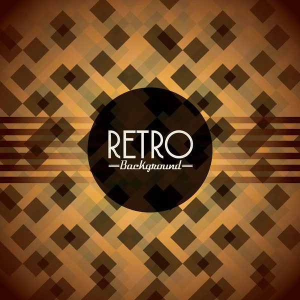 Projeto de fundo retro — Vetor de Stock