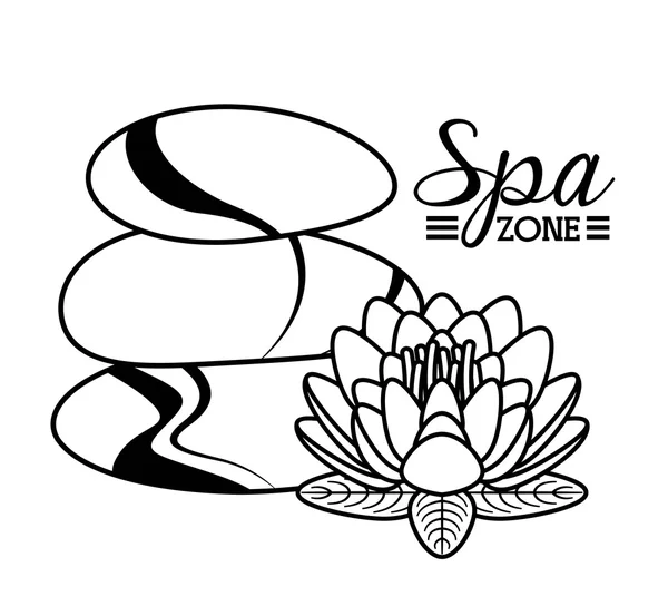 Spa zone design — Stock Vector