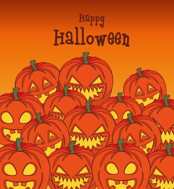 Mutlu Cadılar Bayramı partisi festival kartı