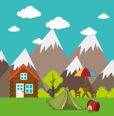 Kamp tatil ve seyahat