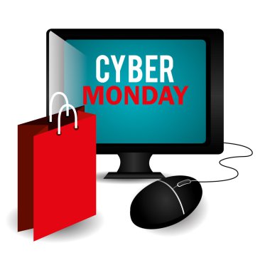 Cyber Pazartesi e-ticaret alışveriş.