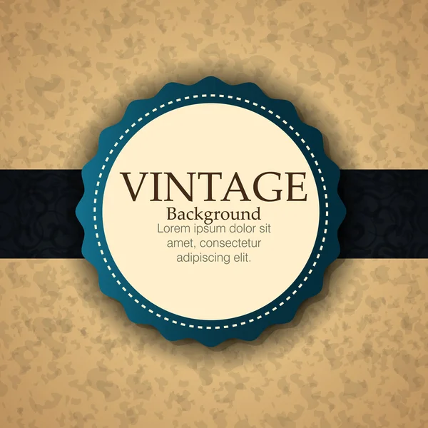 Vintage retro background — Stock Vector