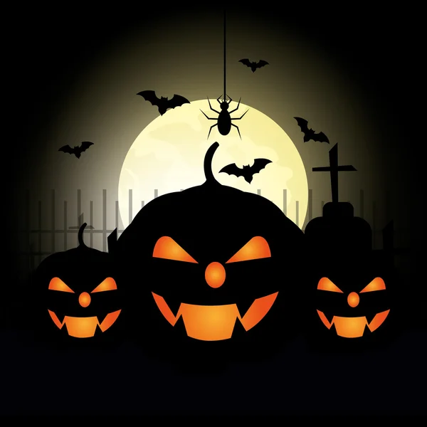 Happy halloween party festivalen — Stock vektor