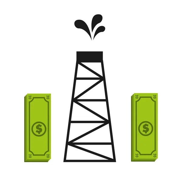 Prix du pétrole — Image vectorielle