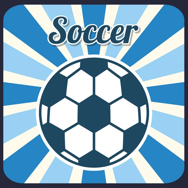 Fotboll sport — Stock vektor