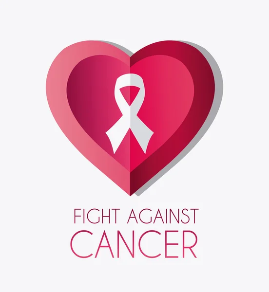 Gegen Brustkrebs-Kampagne — Stockvektor