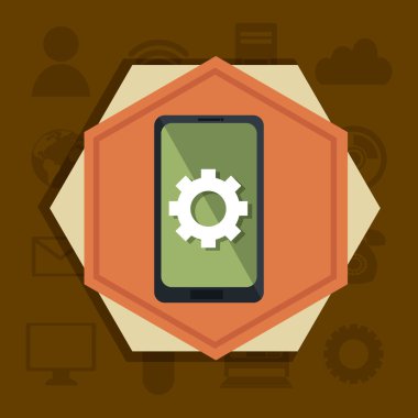 Retro ve vintage teknoloji grafik