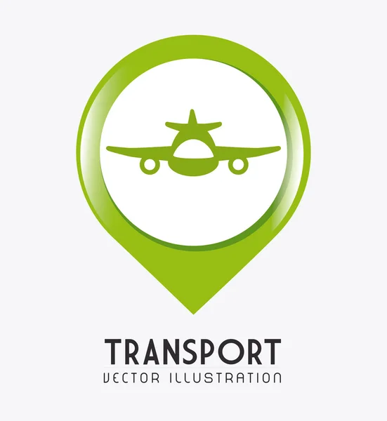 Transporte, tráfico y diseño de vehículos — Archivo Imágenes Vectoriales