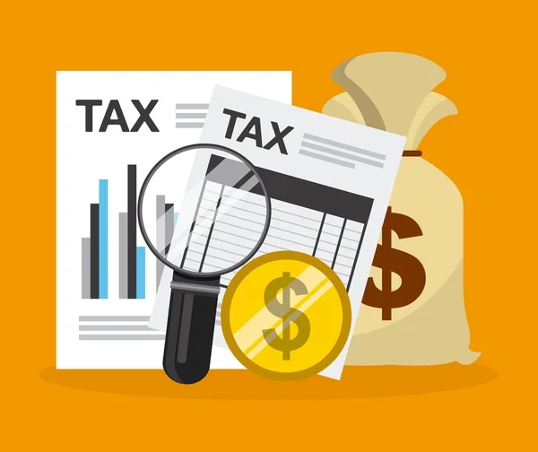 税の支払い — ストックベクタ