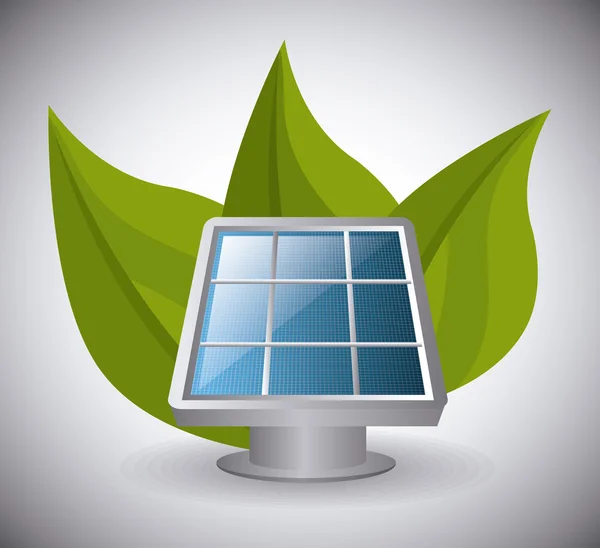 グリーン エネルギーとエコロジー — ストックベクタ