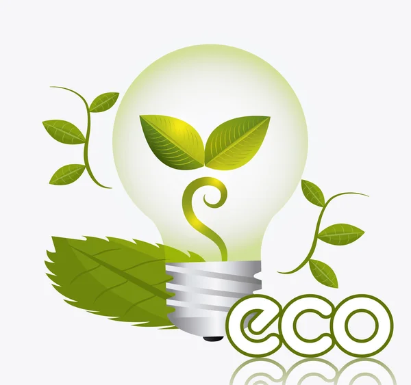 Зелена енергія та екологія — стоковий вектор