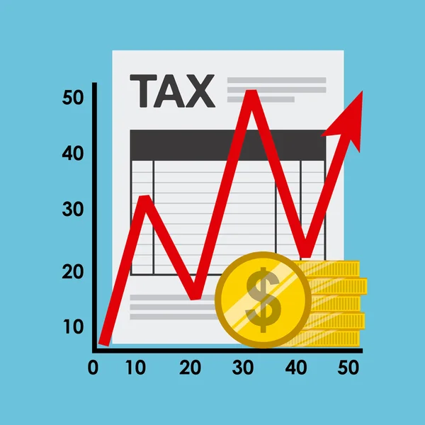 Návrh platby daně — Stock fotografie