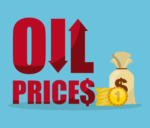 Design dos preços do petróleo — Fotografia de Stock