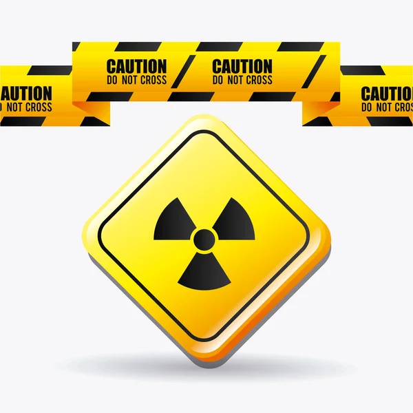 Danger advertising design. — Stock Vector