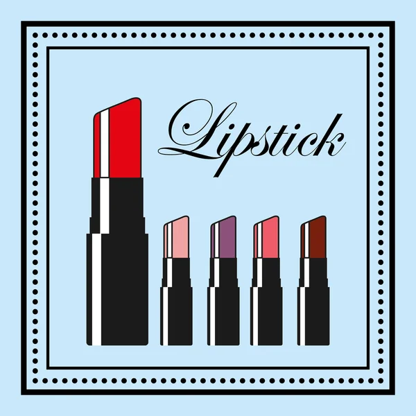 Makeup produktdesign — Stock vektor