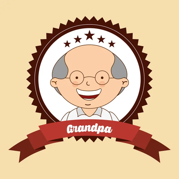 Grandparents day design — Stock Vector