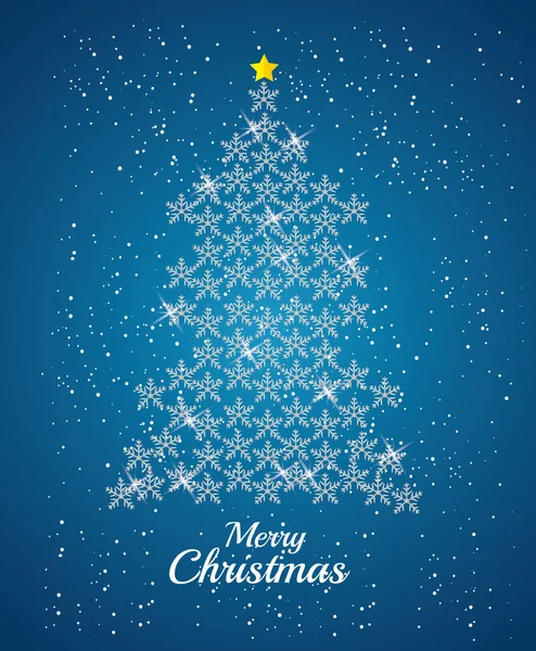 Merry christmas decoratieve materialen en pijnboom — Stockvector