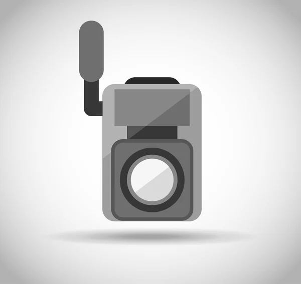 Camera isolated design — Stock Vector