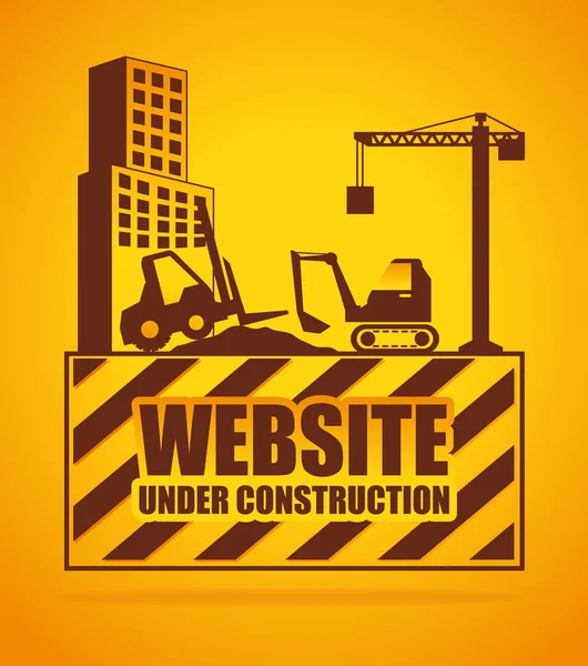 Under construction design. — Stock Vector