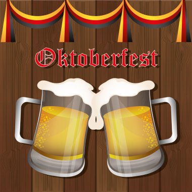 Almanya kültür ve oktober fest tasarım.
