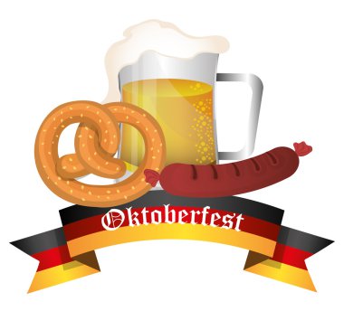 Almanya kültür ve oktober fest tasarım.