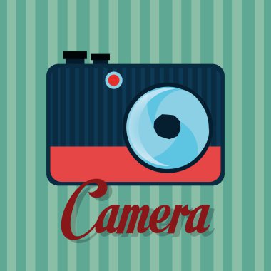 Fotoğraf ve fotoğraf makinesi vintage tasarım