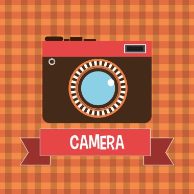 Fotoğraf ve fotoğraf makinesi vintage tasarım