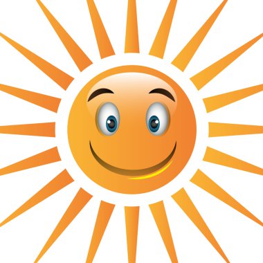 Yaz güneş çizgi film