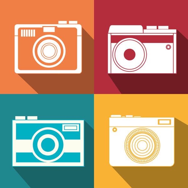 Photography and camera vintage design