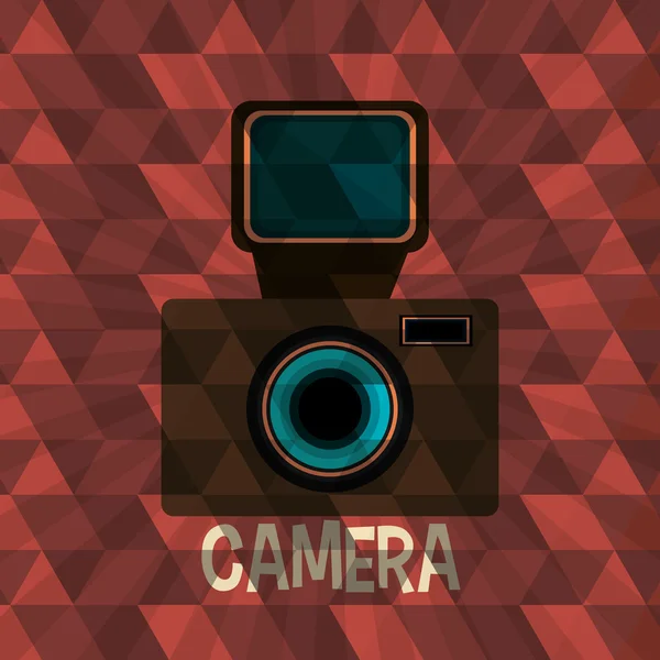 Fotografie a fotoaparát vintage design — Stockový vektor