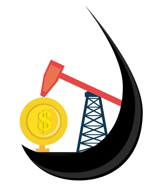 Prix de l'industrie pétrolière — Image vectorielle