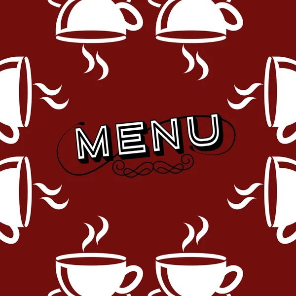 Menu bom café —  Vetores de Stock