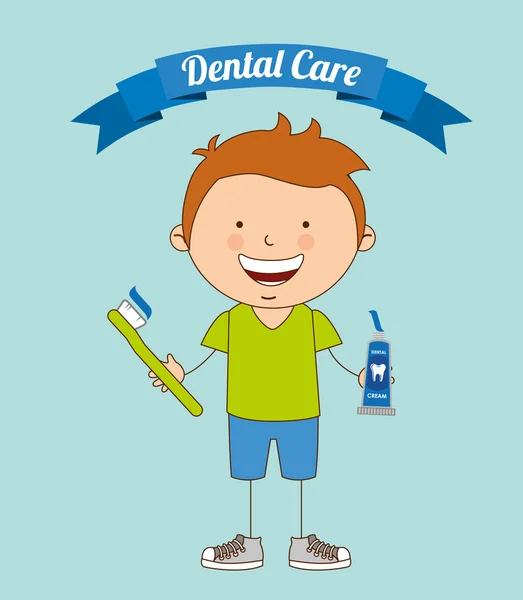 Children dental care — Stock Vector