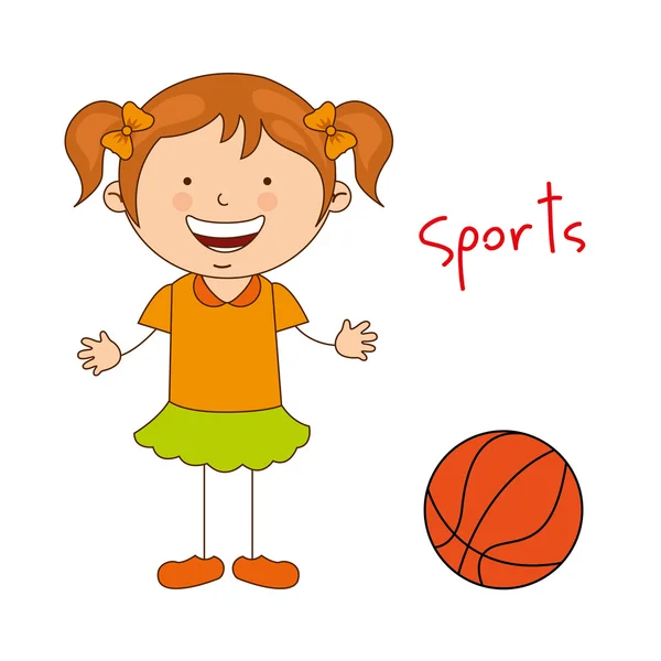 Sports pour enfants — Image vectorielle