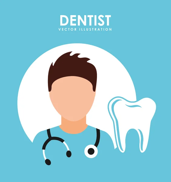 Servicio de atención dental — Archivo Imágenes Vectoriales