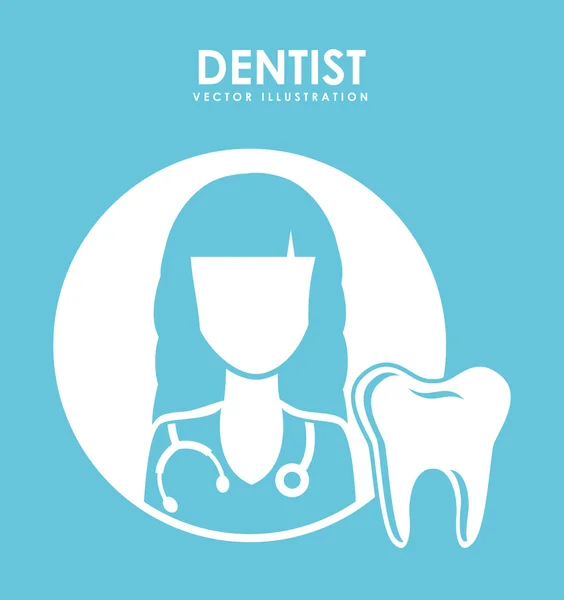 Servicio de atención dental — Vector de stock