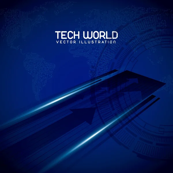Tech svět — Stockový vektor