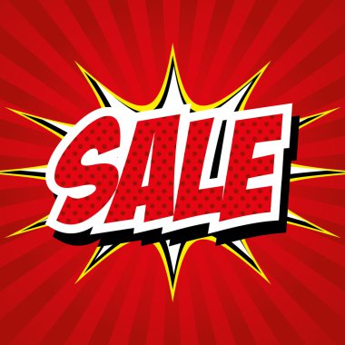 Pop art ve komik kabarcıklar renkli