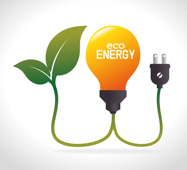 Eco zielonej energii — Wektor stockowy
