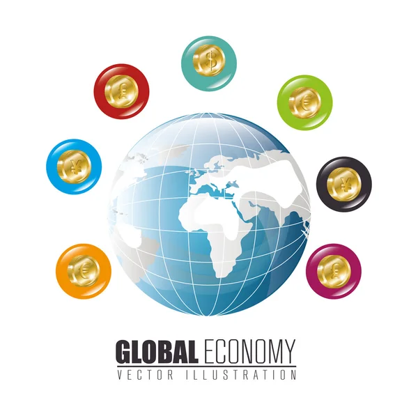 Global ekonomi — Stock vektor