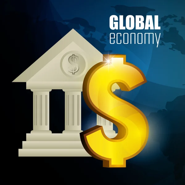 Economía Global — Vector de stock