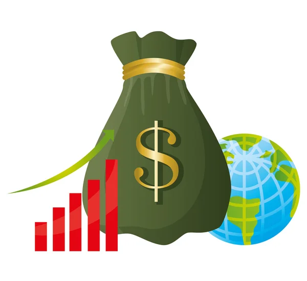 Economía Global — Vector de stock