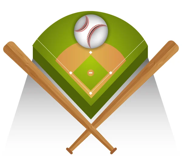 Baseball design sportif — Image vectorielle