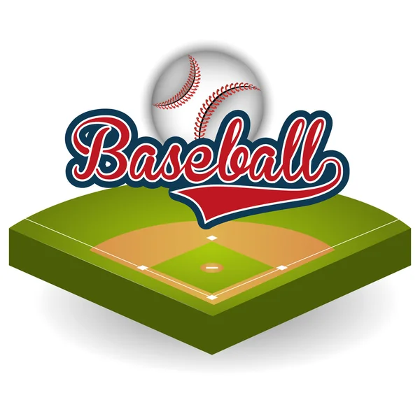 Baseball design sportif — Image vectorielle