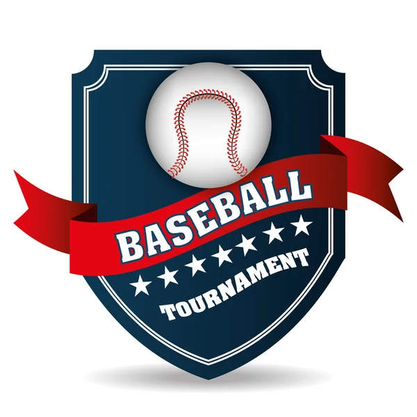 Baseball design sportif — Image vectorielle