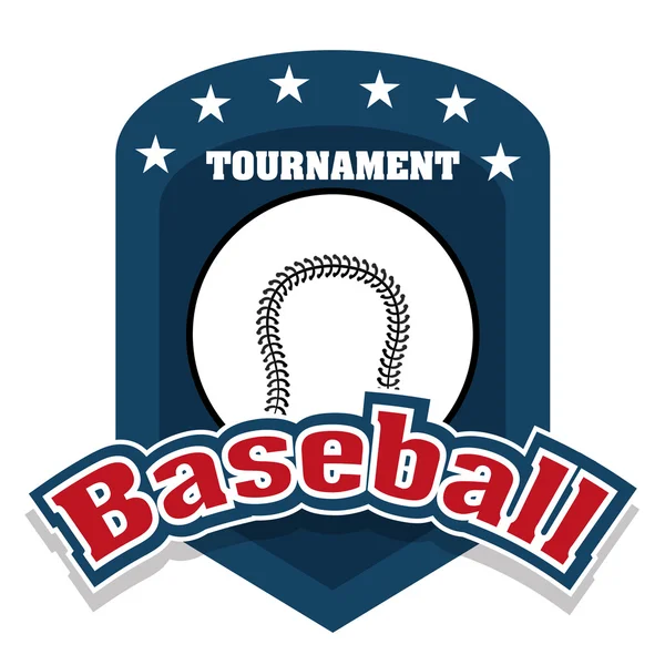 Baseball design sportif — Image vectorielle