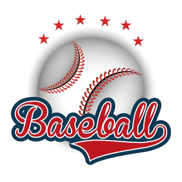Baseball sport design — Stock Vector