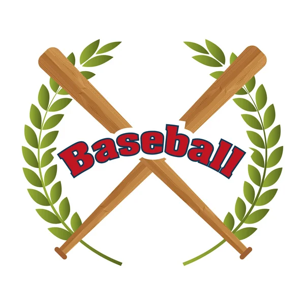 Бейсбол спортивний дизайн — стоковий вектор